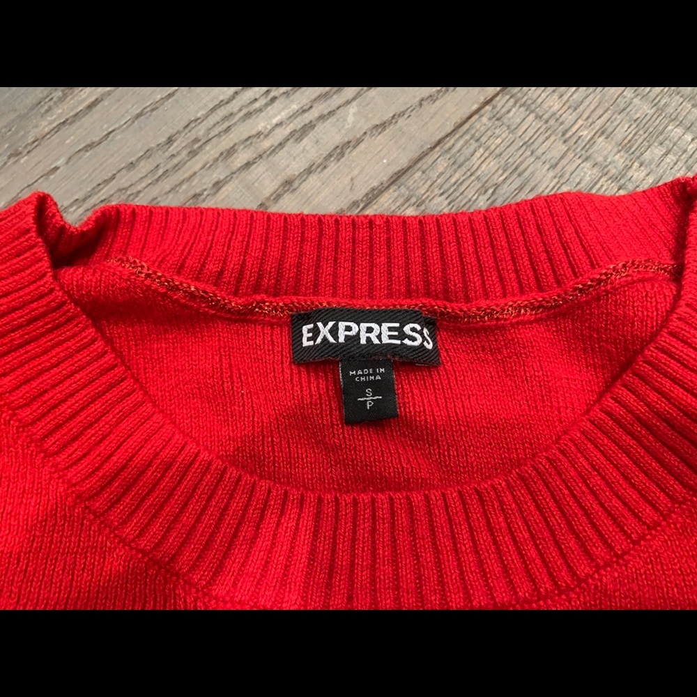 Express Red Sweater - Picture 4 of 4